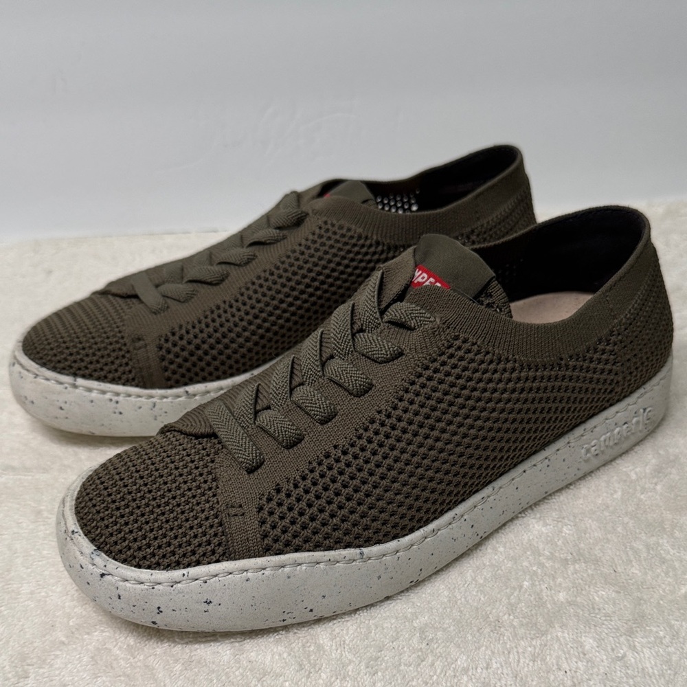 Camper Peu Touring Olive Green Sneaker Size 7